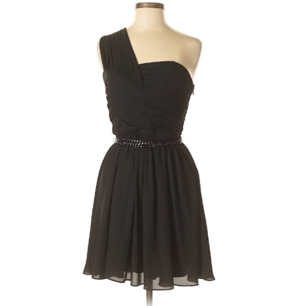 LBD one shoulder black dress